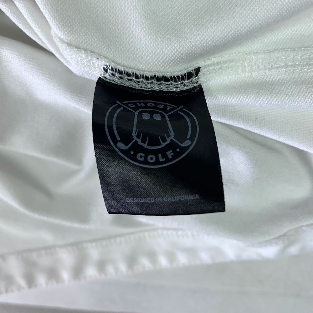 Ghost Golf Mens White Performance Short Sleeve Logo T-Shirt Size XXL - Picture 10 of 13